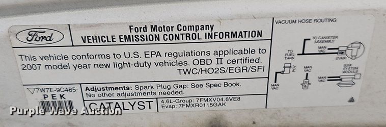 image for item LE9728 2007 Ford Crown Victoria Police Interceptor