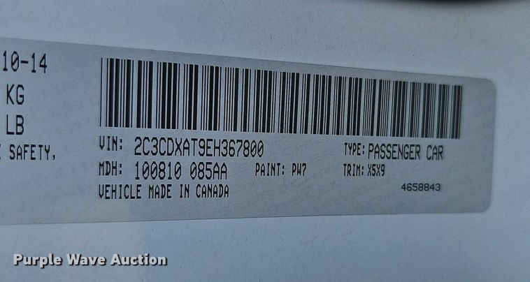 image for item LE9729 2014 Dodge Charger Police