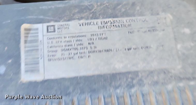 image for item LE9730 2013 Chevrolet Tahoe Police  SUV