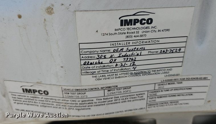 image for item LE9739 2012 Chevrolet Silverado 1500  Crew Cab pickup truck