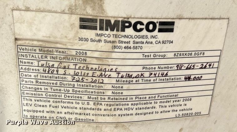 image for item LE9744 2008 Chevrolet Silverado 2500HD  Crew Cab pickup truck