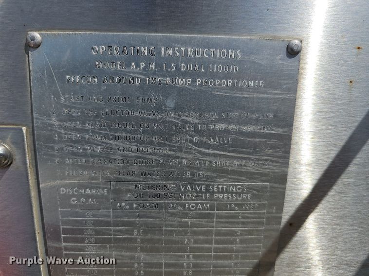 image for item LE9751 1982 Mack MC686F  pumper fire truck