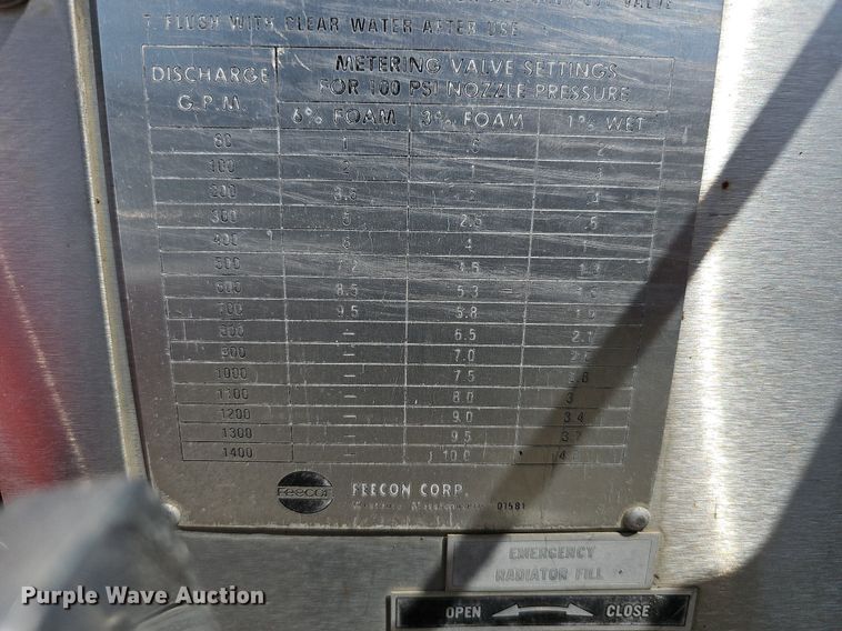 image for item LE9751 1982 Mack MC686F  pumper fire truck