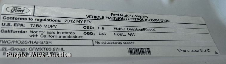 image for item LE9759 2012 Ford F350 Super Duty  SuperCab pickup truck