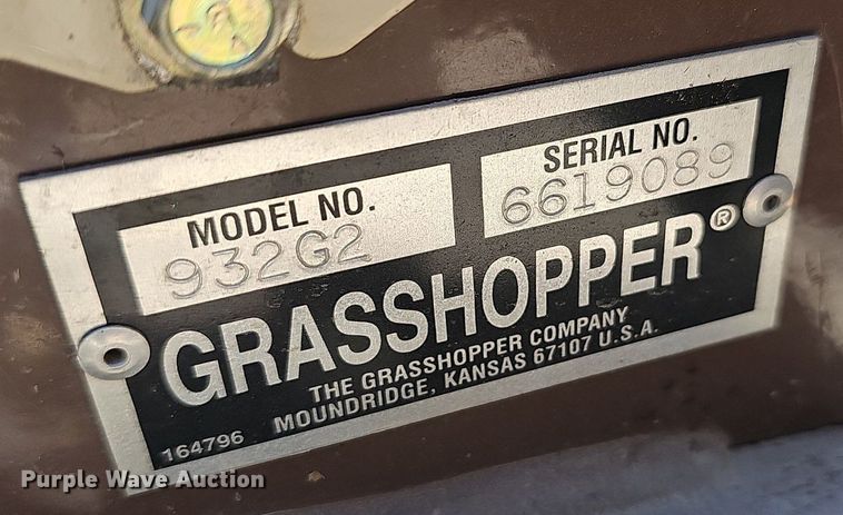 image for item LE9763 Grasshopper 932  ZTR lawn mower