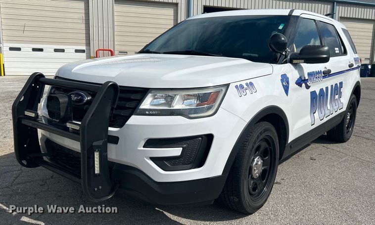 image for item LE9766 2016 Ford Explorer Police Interceptor  SUV