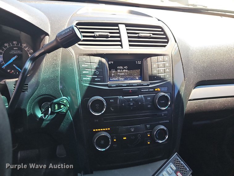 image for item LE9766 2016 Ford Explorer Police Interceptor  SUV