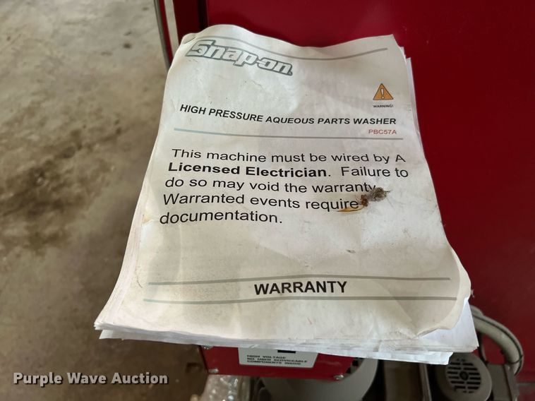 image for item LF9447 Snap-on PBC57A  parts washer