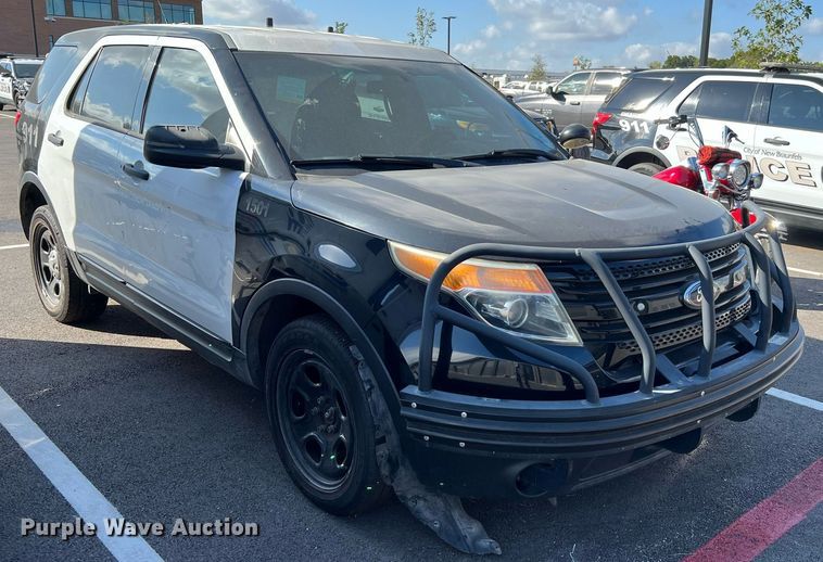 image for item LF9448 2015 Ford Explorer Police Interceptor  SUV