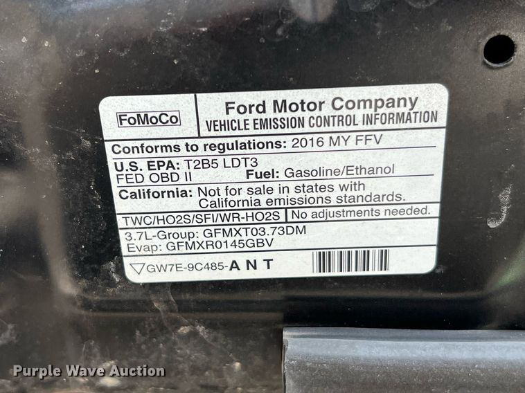 image for item LF9450 2016 Ford Explorer Police Interceptor  SUV