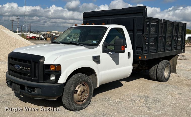 image for item LF9456 2008 Ford F350 Super Duty XL  dump bed pickup truck