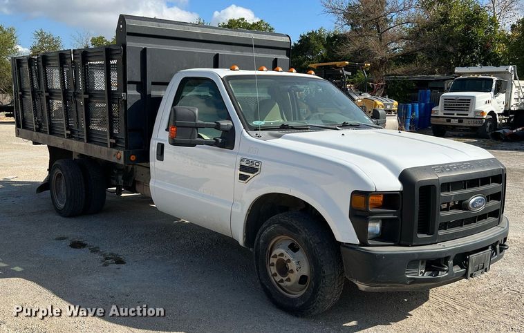 image for item LF9456 2008 Ford F350 Super Duty XL  dump bed pickup truck