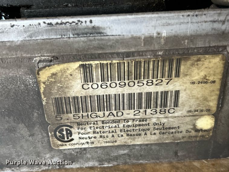 image for item LF9462 (2) Onan generators