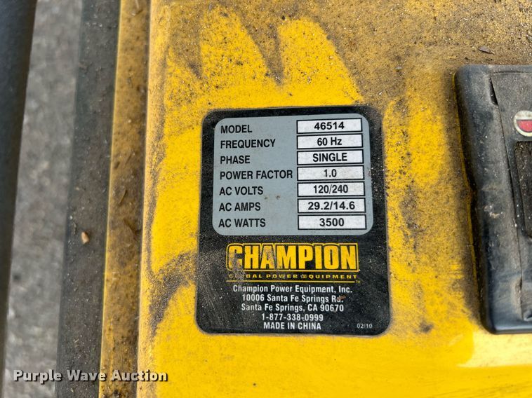 image for item LF9465 (2) generators