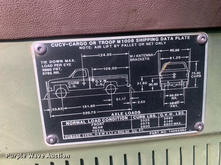 image for item LH9771 1984 Chevrolet D30  pickup truck