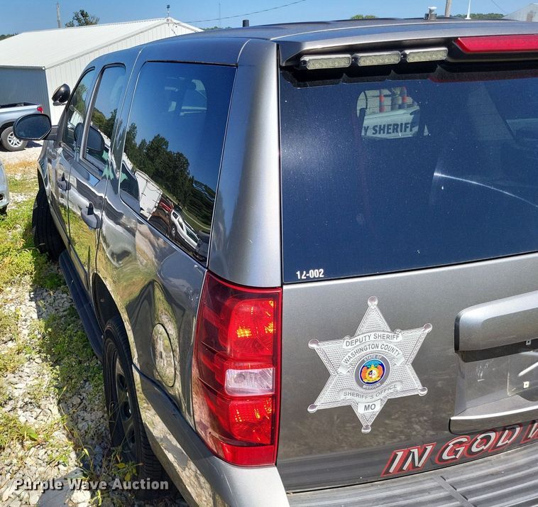 image for item LS9749 2012 Chevrolet Tahoe Police SUV