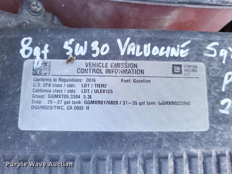 image for item LS9752 2016 Chevrolet Silverado 1500 Crew Cab pickup truck