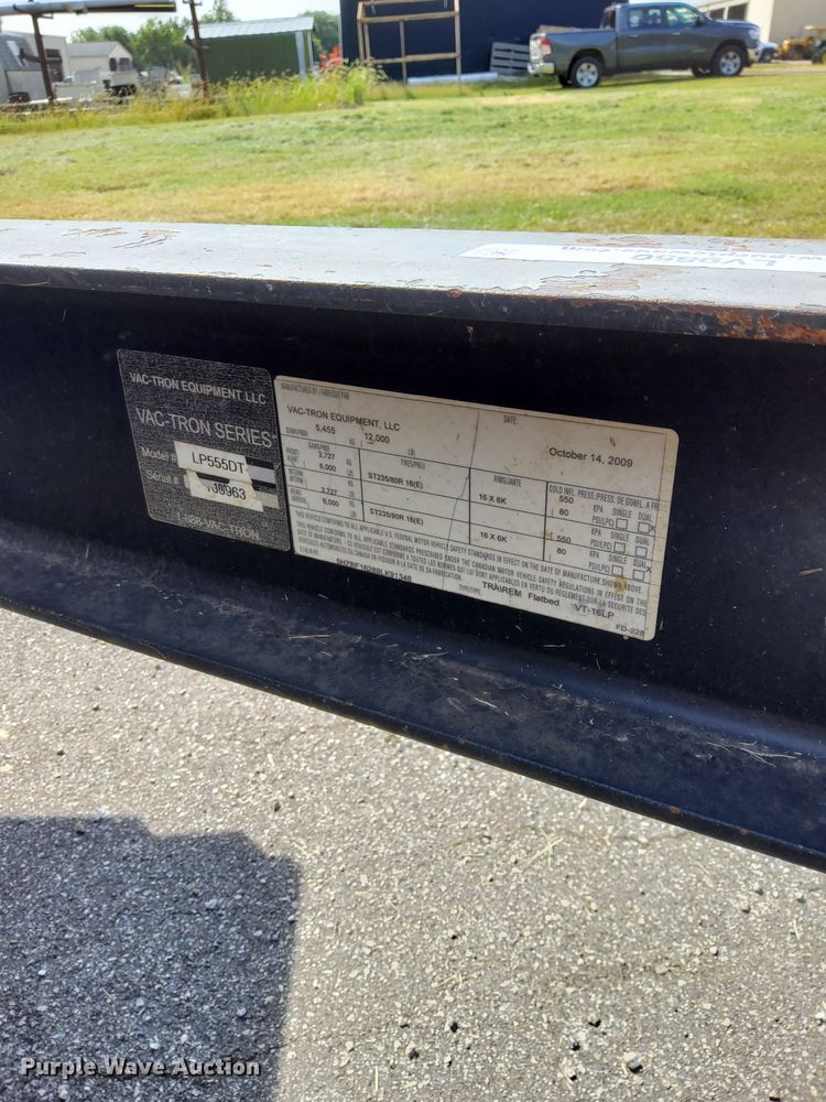 image for item LV9850 2009 Vermeer LP555DT  vacuum excavator