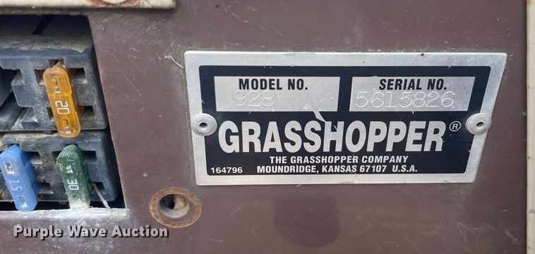 image for item LV9852 2006 Grasshopper 928  ZTR lawn mower