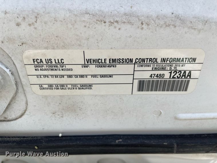 image for item LV9862 2015 Dodge Charger  Police