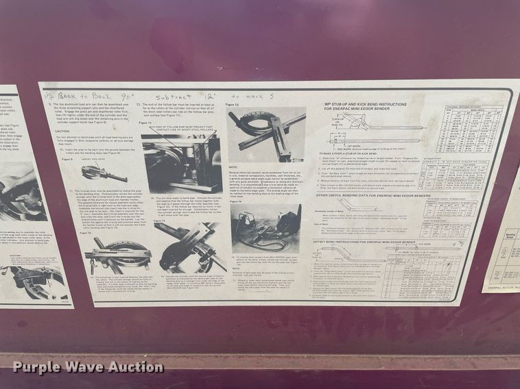 image for item LV9864 Enerpac Hushh-Pup  conduit bender