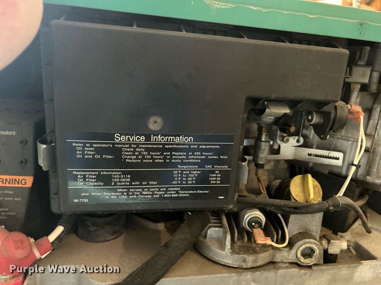 image for item MD9035 Onan CMM 5500  generator