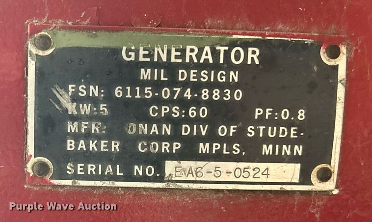 image for item MD9036 (2) generators