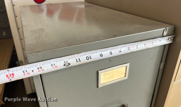 image for item MG9478 (3) metal file cabinets