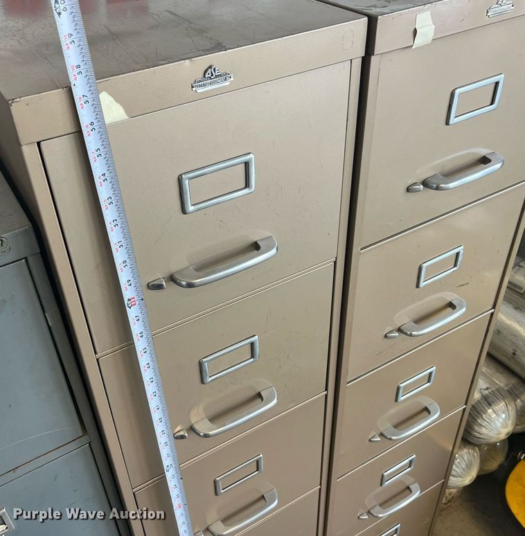 image for item MG9478 (3) metal file cabinets