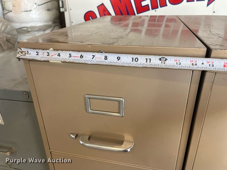 image for item MG9478 (3) metal file cabinets