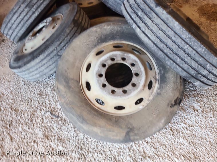 image for item MG9716 (6) 11R25.5 tires and wheels