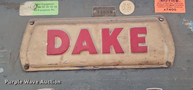 image for item MH9310 Dake 6-475  hydraulic press