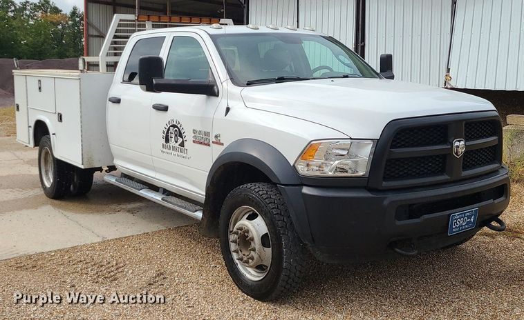 image for item MJ9376 2016 Dodge Ram 4500  Crew Cab utility / service truck