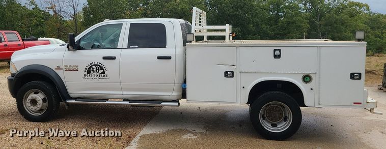 image for item MJ9376 2016 Dodge Ram 4500  Crew Cab utility / service truck