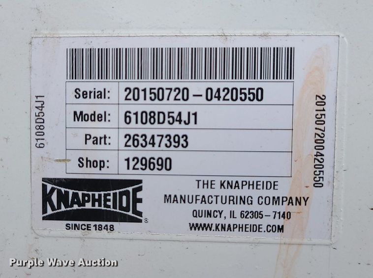 image for item MJ9376 2016 Dodge Ram 4500  Crew Cab utility / service truck