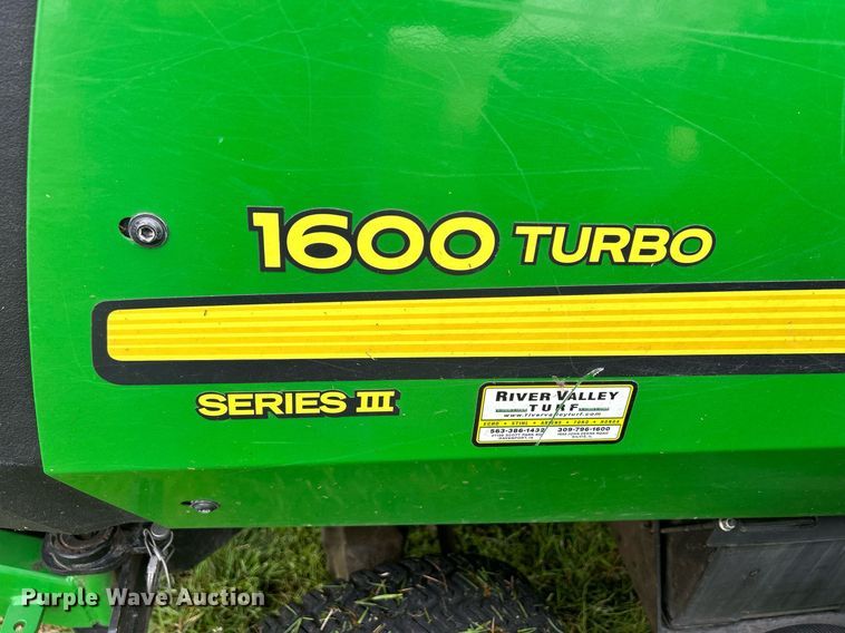 image for item MO9041 John Deere 1600 Turbo Series III  lawn mower