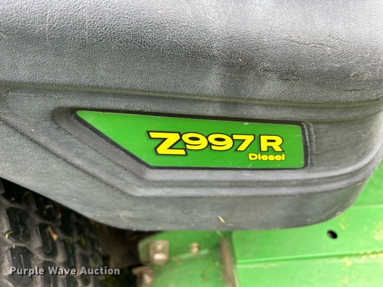 image for item MO9045 John Deere Z997R  ZTR lawn mower
