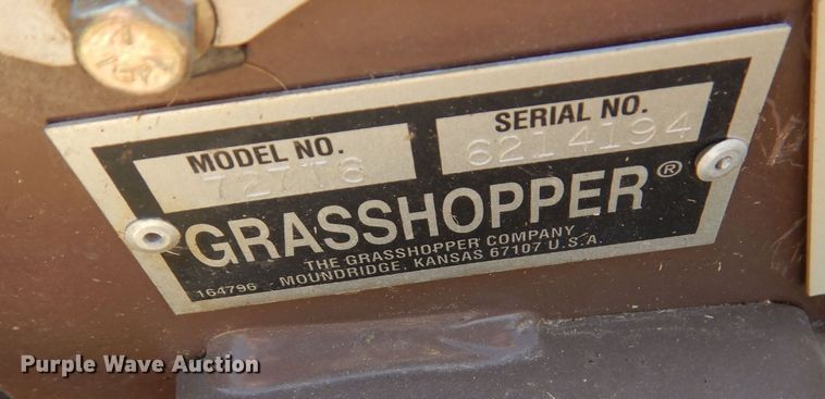 image for item MP9446 Grasshopper 727T  ZTR lawn mower