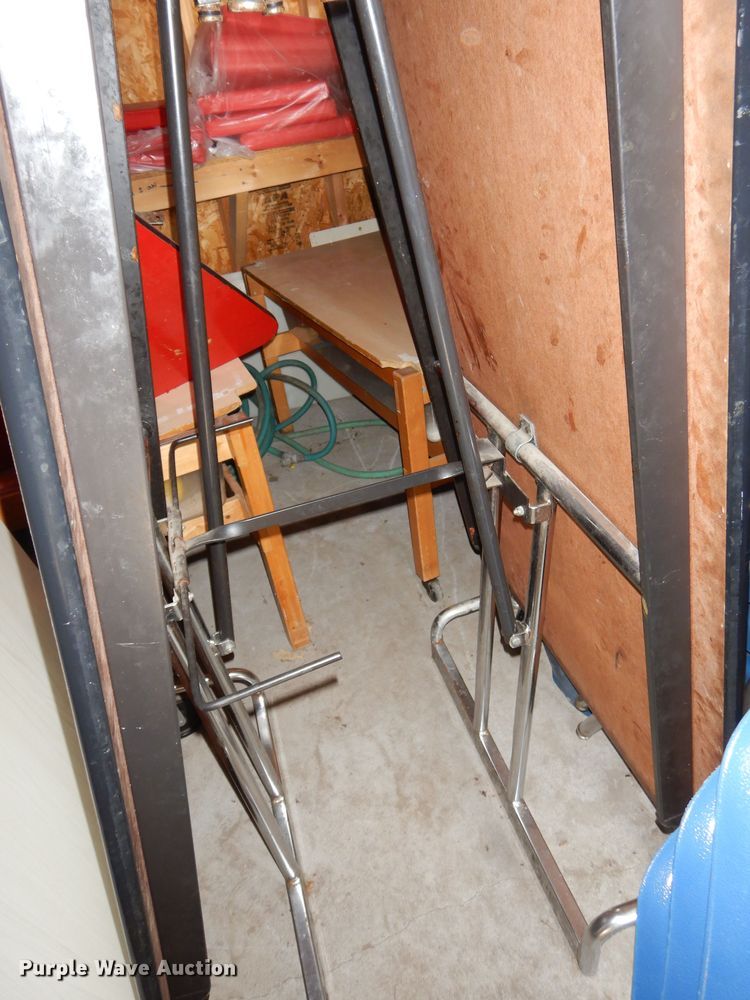 image for item MP9448 (3) 12' folding lunchroom tables