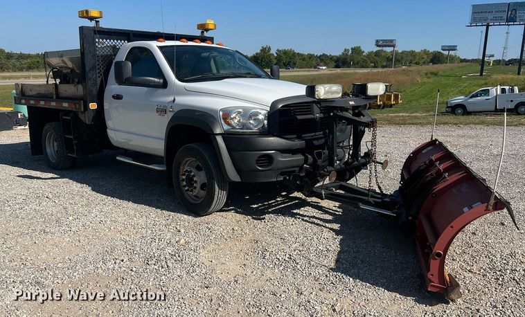 image for item NA9187 2010 Dodge Ram 5500HD  dump flatbed truck