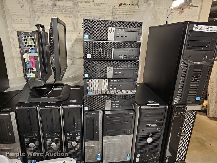 image for item NJ9771 Approximately 48 Dell CPUs