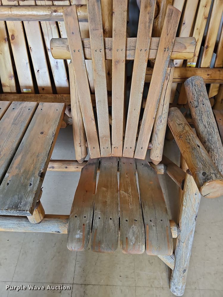 image for item NJ9781 (3) wood chairs