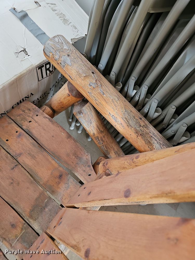 image for item NJ9782 (3) wood benches