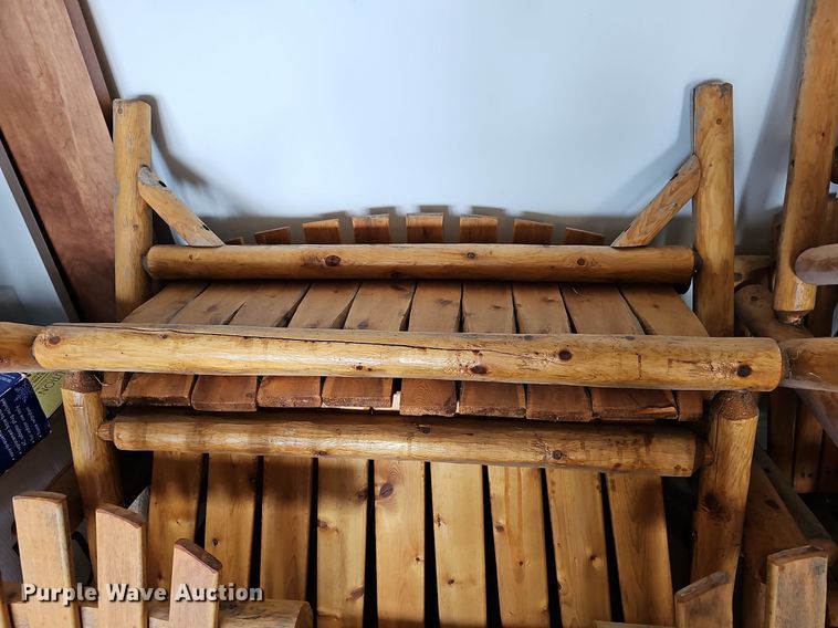 image for item NJ9782 (3) wood benches