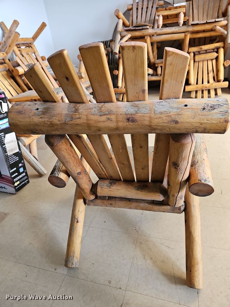 image for item NJ9783 (5) wood chairs