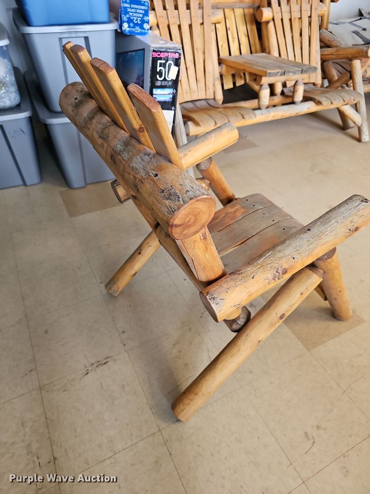 image for item NJ9783 (5) wood chairs