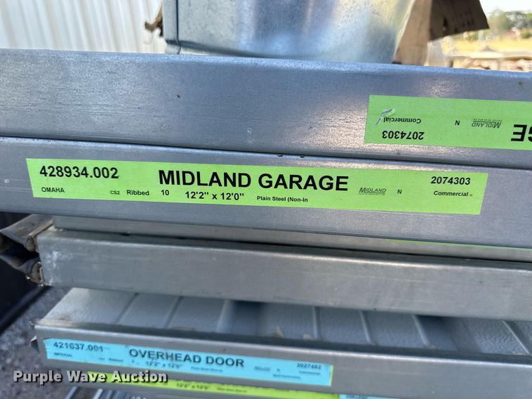 image for item NP9524 Midland Garage (3) garage doors