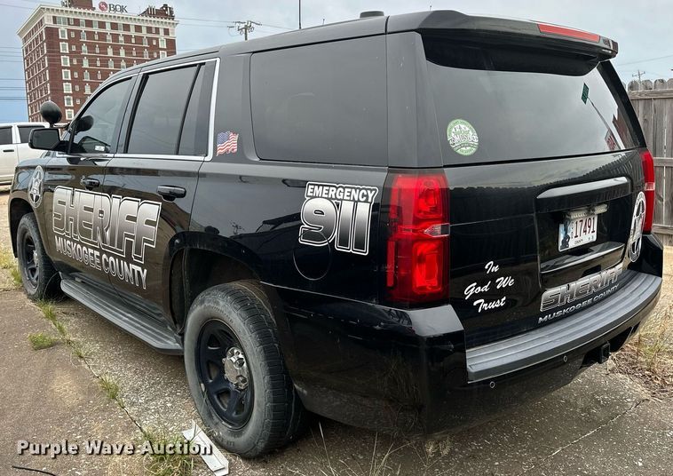 image for item NQ9301 2015 Chevrolet Tahoe Police  SUV