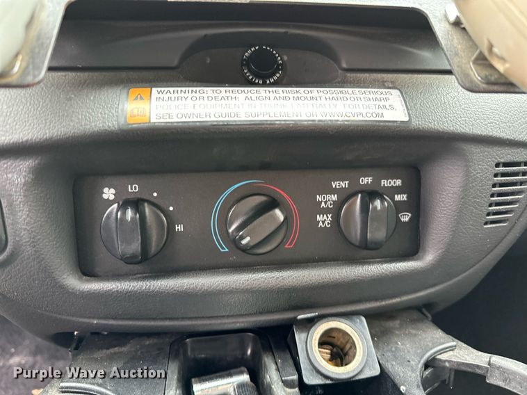 image for item NQ9303 2007 Ford Crown Victoria Police Interceptor