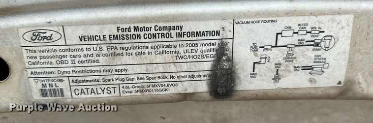 image for item NQ9303 2007 Ford Crown Victoria Police Interceptor